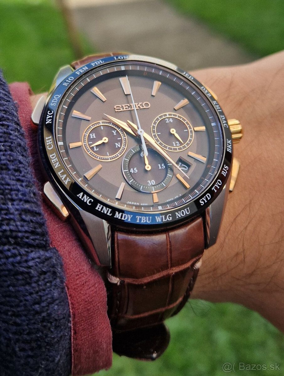 SEIKO SAGA 219, Japan made, solar, titanium, ako nové