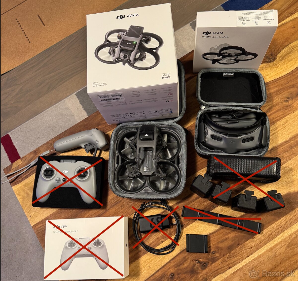 DJI Avata + Googles 2 + RC contoller + 2 baterky