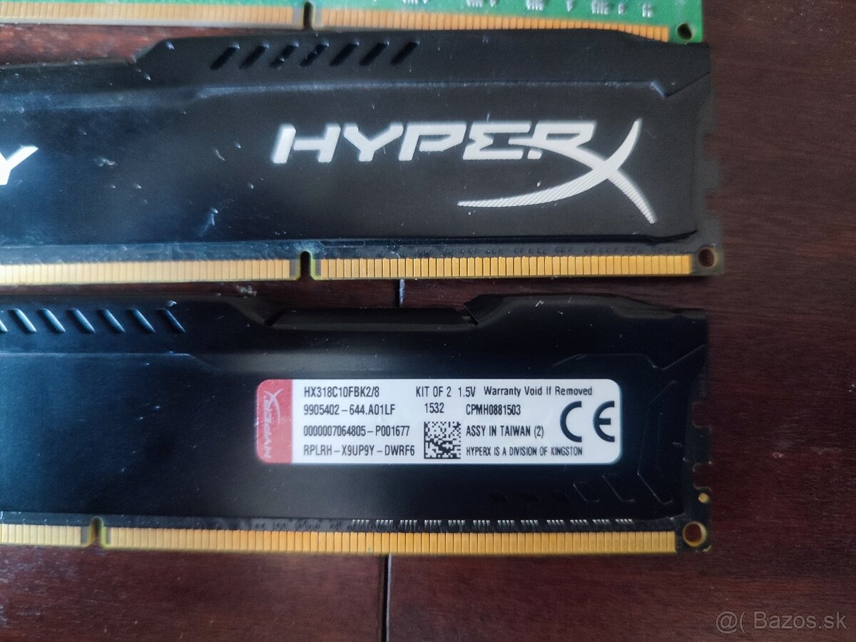 2x 4GB DDR3