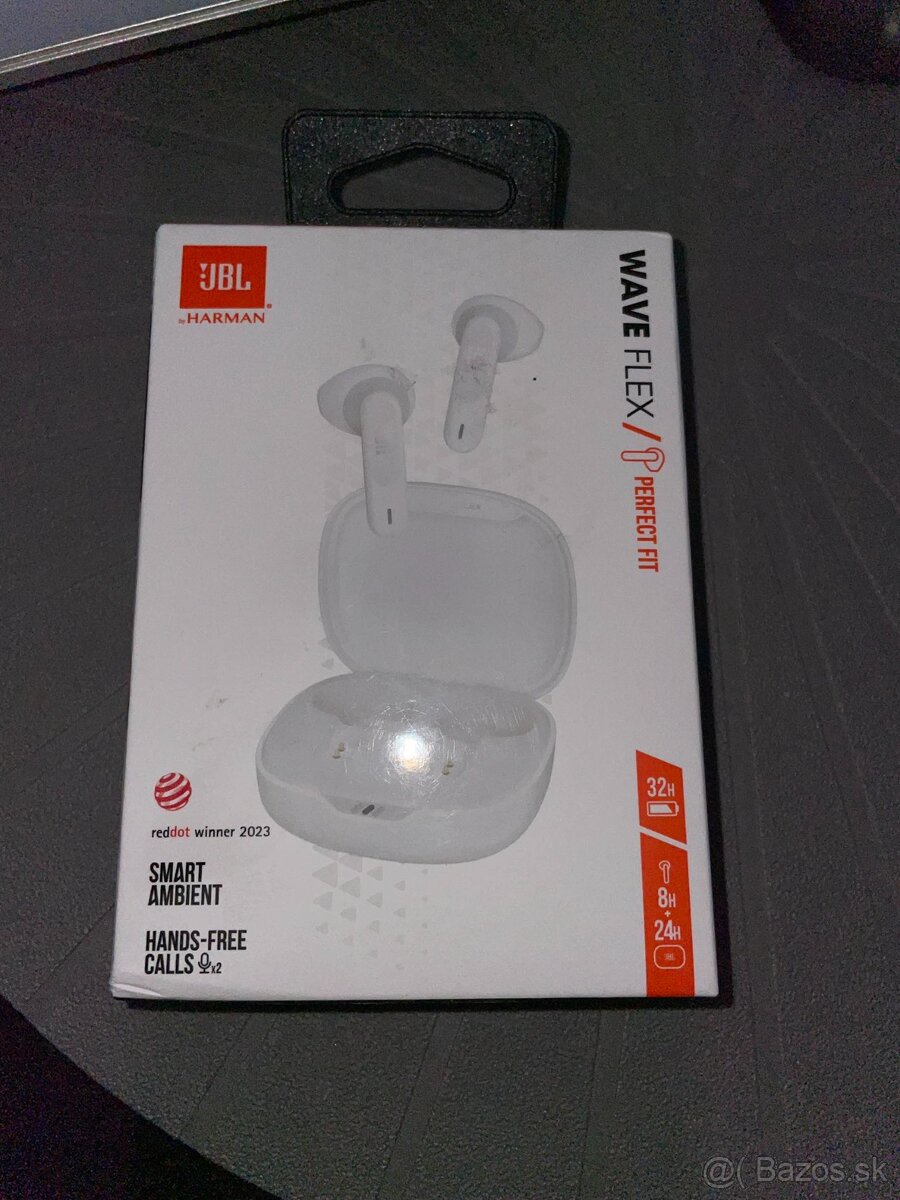 JBL Wave Flex perfect fit white