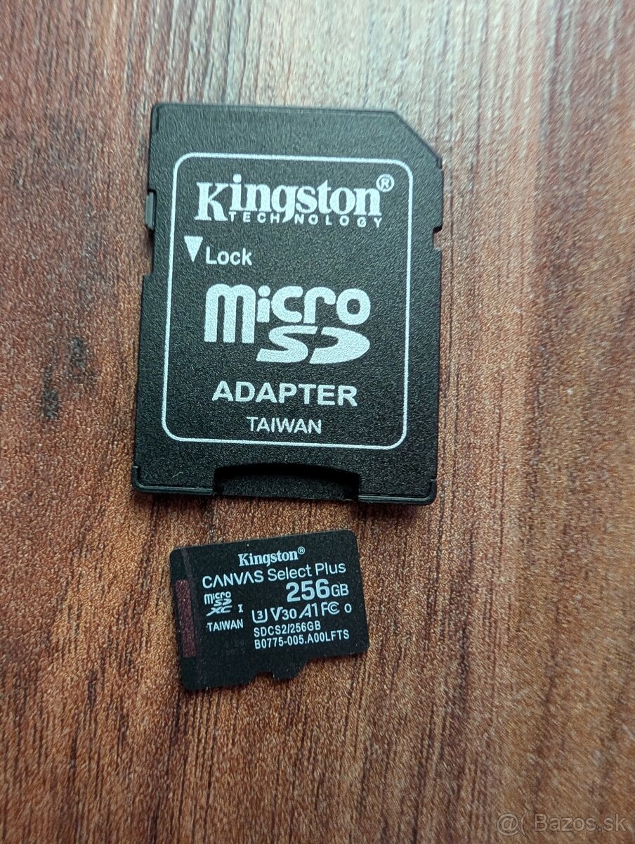 MicroSDXC karta Kingston Canvas Select Plus microSDXC 256GB