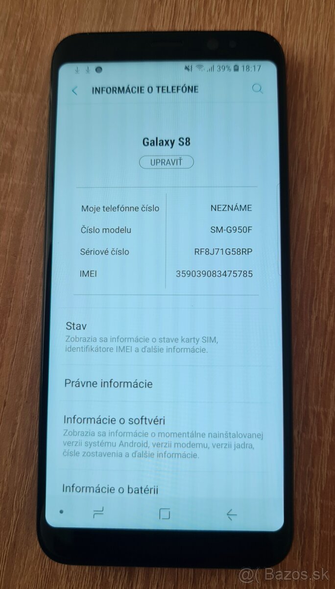 Samsung Galaxy S8 G950F