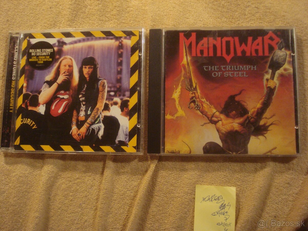 CD ZEPPELIN MANOWAR P.JAM TREX S.O.DOWN RAINBOW ZZ TOP CREAM