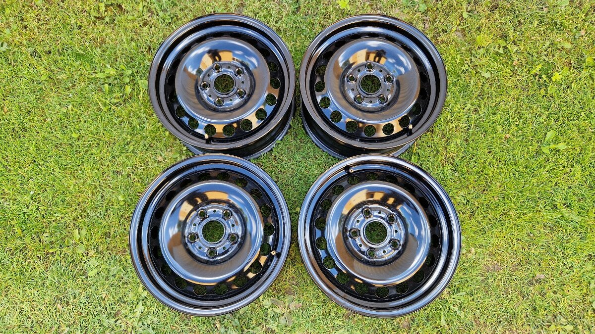 Plechové disky originál VW Group, 5x112 R15