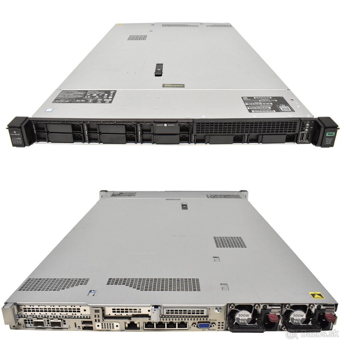 HP DL360 G10 - 2x Xeon Gold 6138, 256GB DDR4,8x900GBHDD