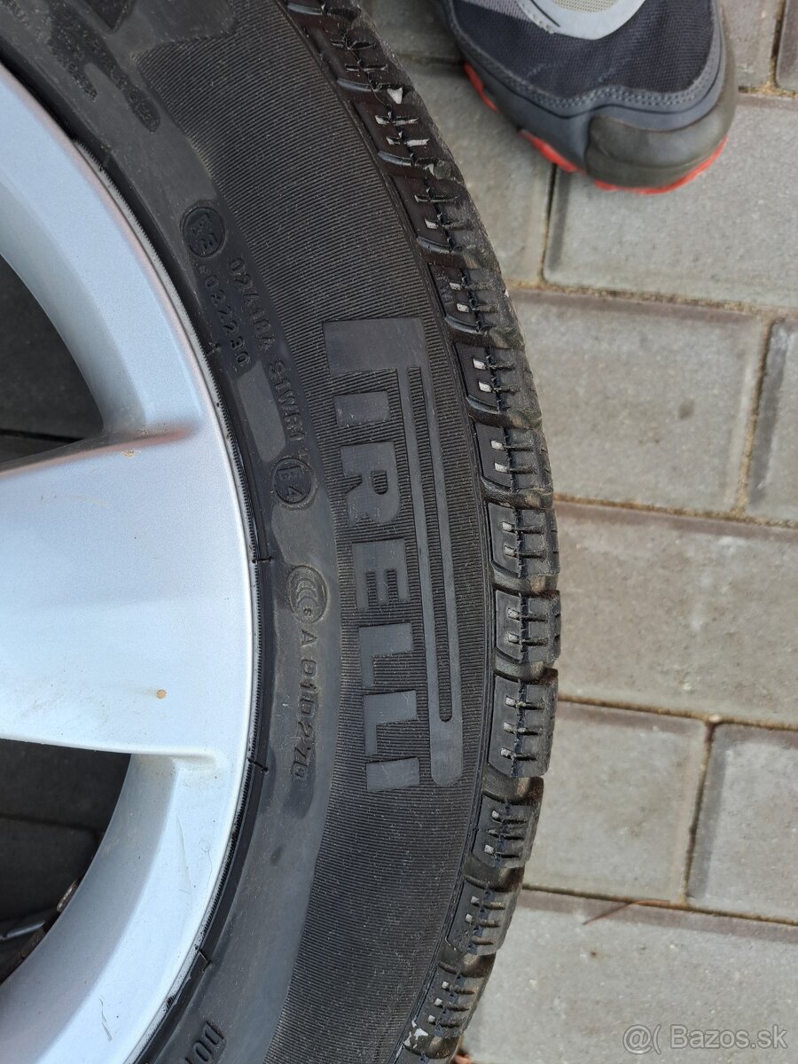 Predám elektrónové disky 6J x 15H2 ET38 s pneu zimné Pirelli