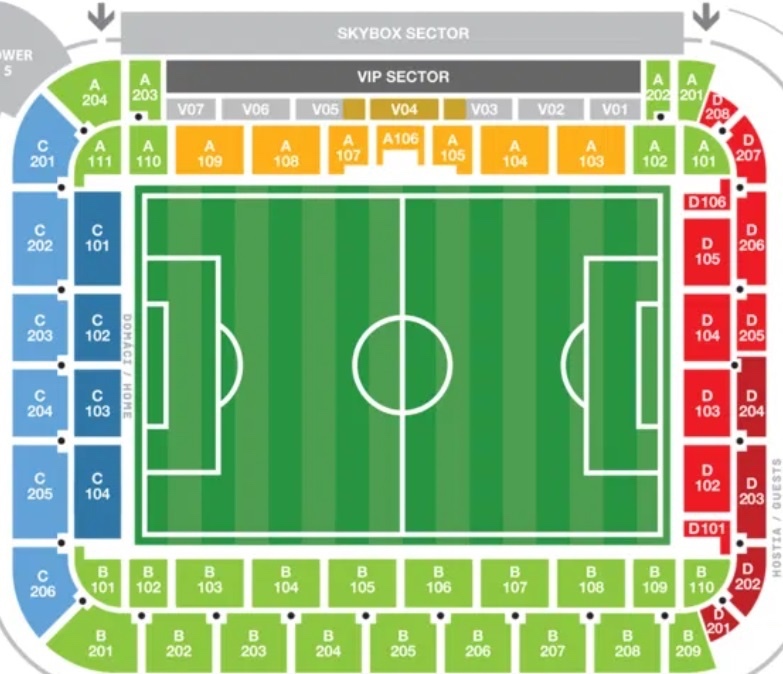 SK SLOVAN - AC MILAN    Sektor A104