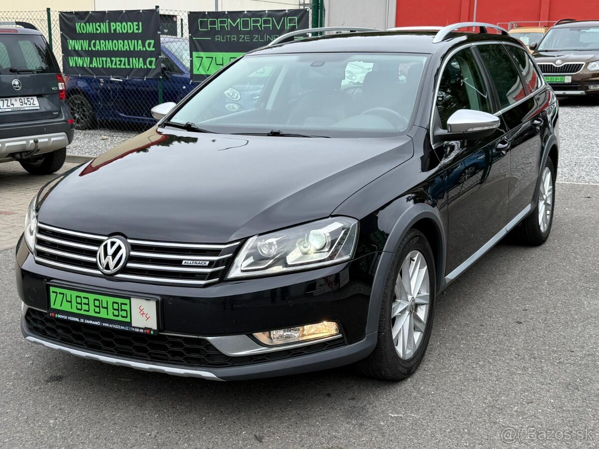 ► VW PASSAT ALLTRACK 2,0 TDI 4x4 - 130 kW- HANDSFREE, TAŽNÉ◄