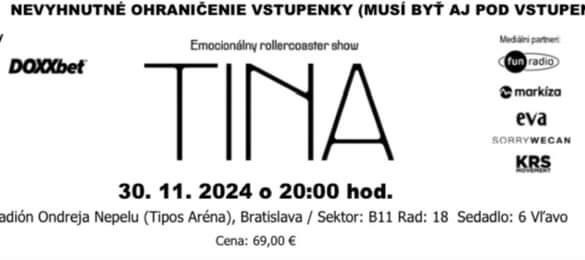 Tina vstupenky