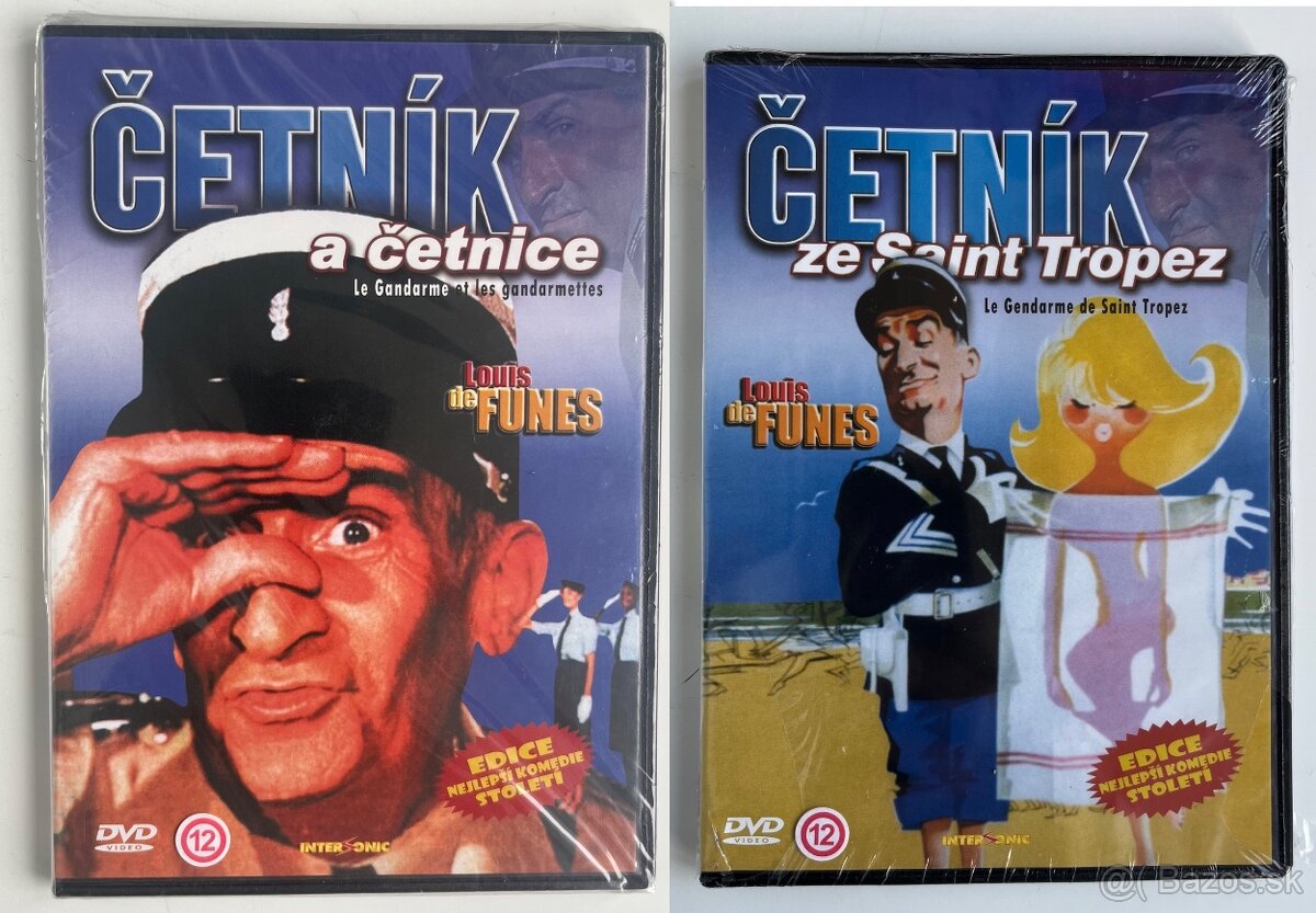 DVD Četník  a Četnice Louis de Funes Četník Ze Saint Tropez