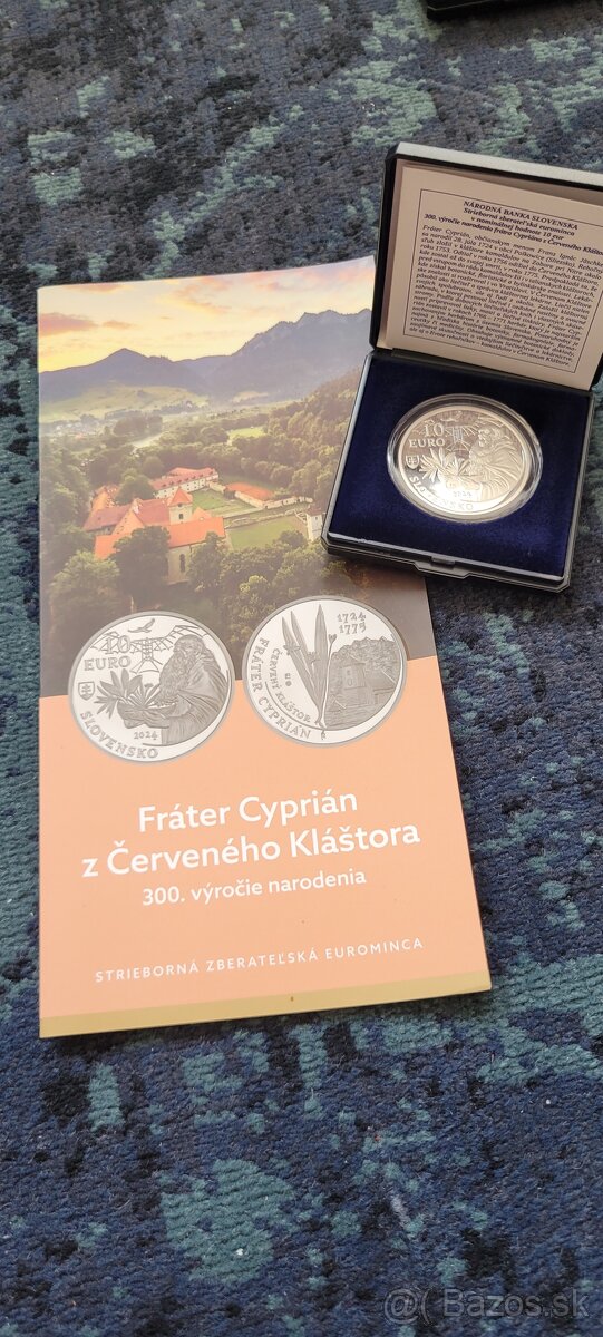 10 € euro PROOF Frater Cyprian