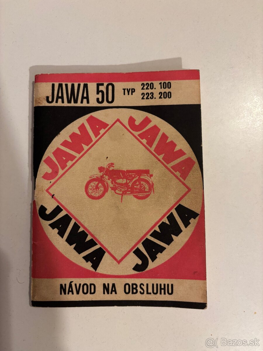 Jawa 50 typ 220.100 a 223.200 Návod na obsluhu