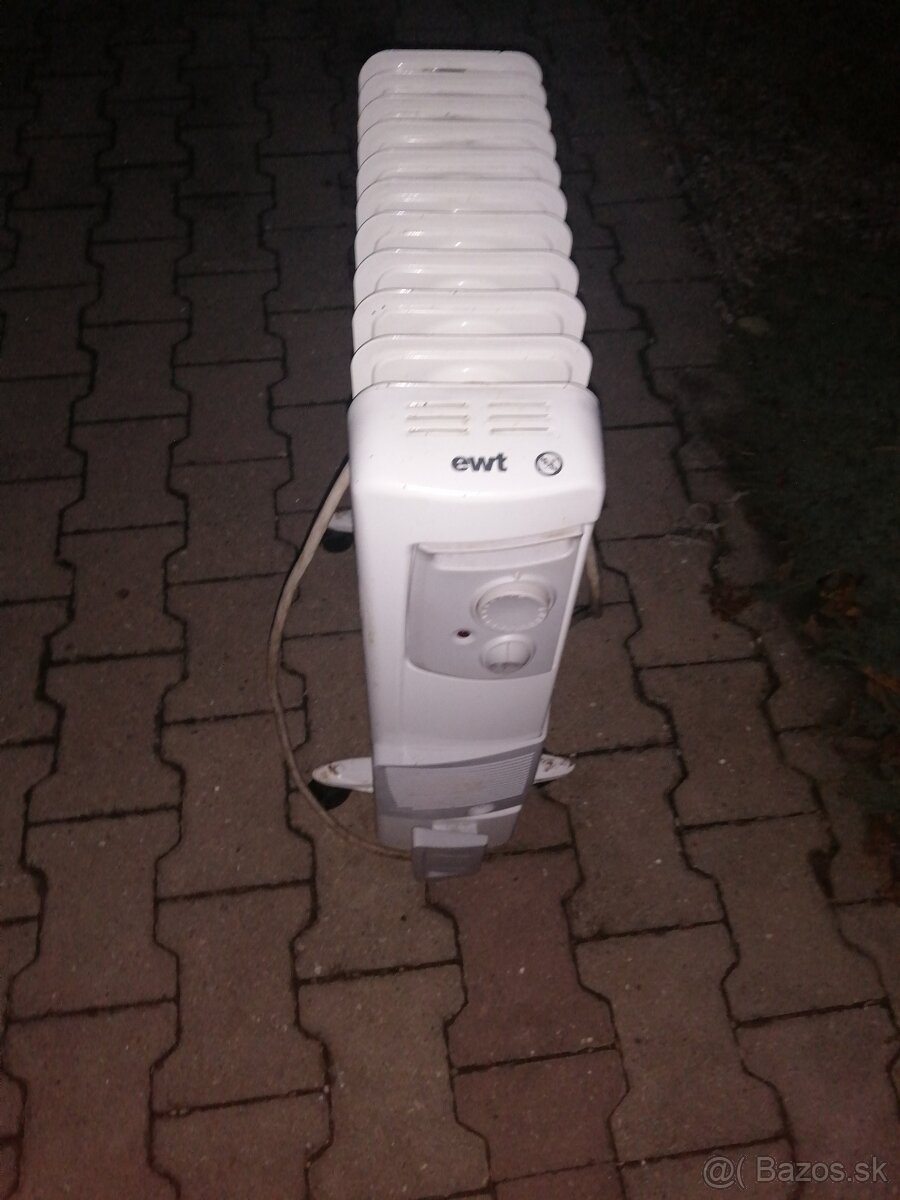 Elektrický olejový radiator ETW 2500 W