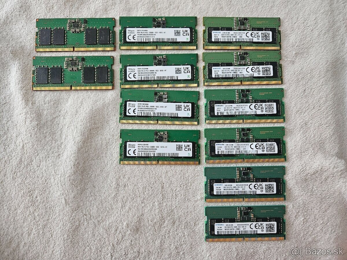 8GB DDR5 5600MHz pamäte.. viac kusov