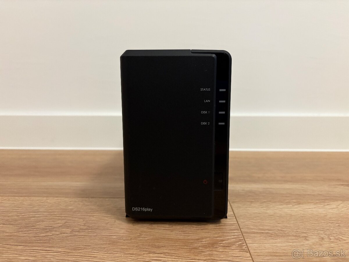 Predám Synology DS216play + 2× 4 TB Seagate IronWolf Pro