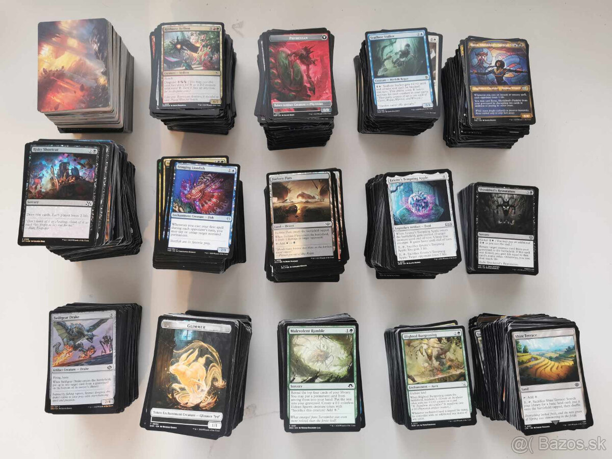 MTG Magic the Gathering karty, 6 kg, 3400 kusov