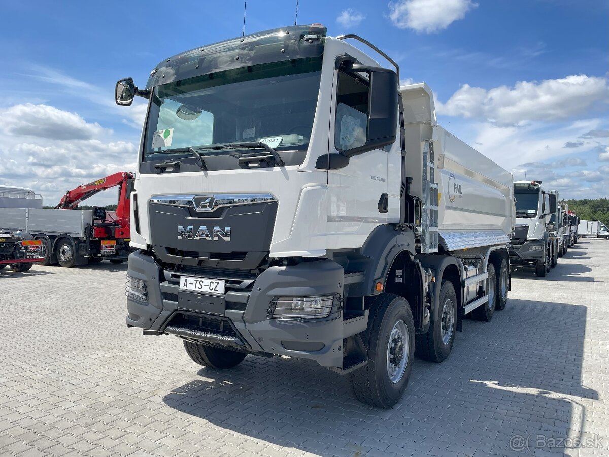 MAN TGS 41.480 (8x8), zadný sklápač