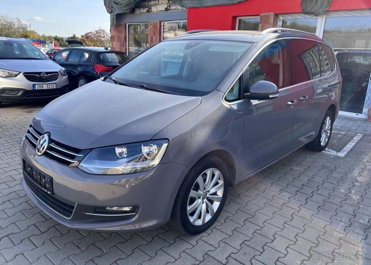 Volkswagen Sharan 2.0TDI 130KW,4x4,rezervace nafta automat