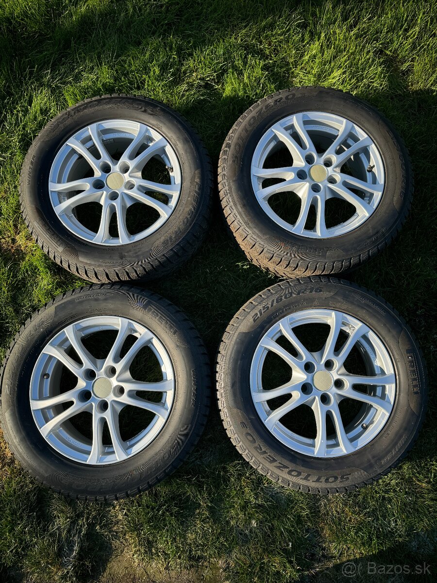 Zimná sada elektrónov 215/60r16, 5x112