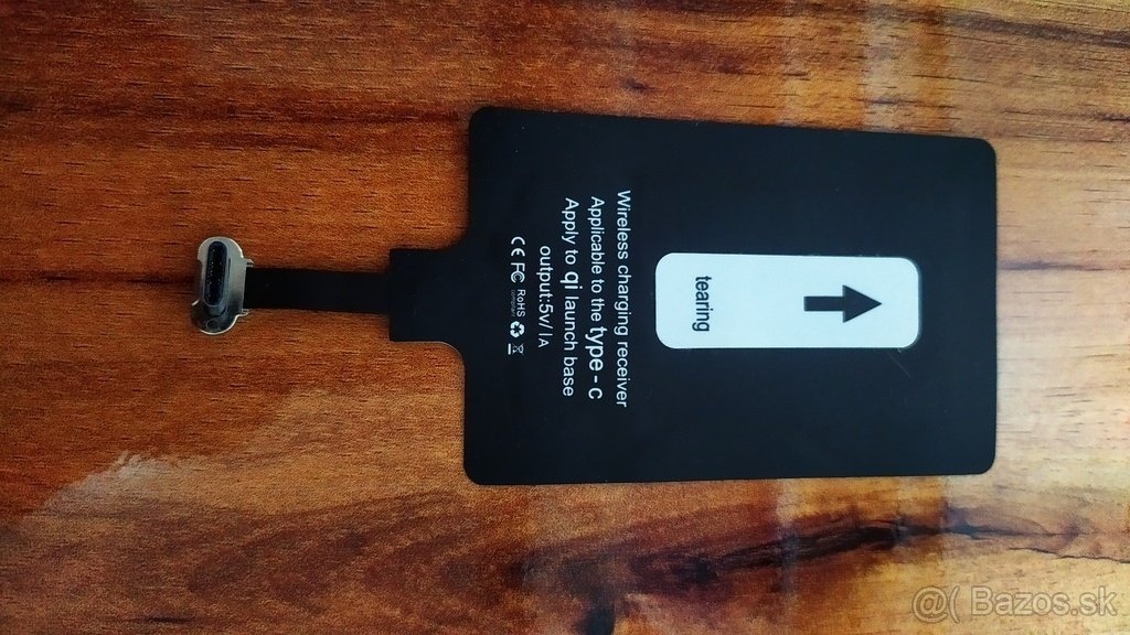 QI nabíjacia vložka s konektorom USB-C m