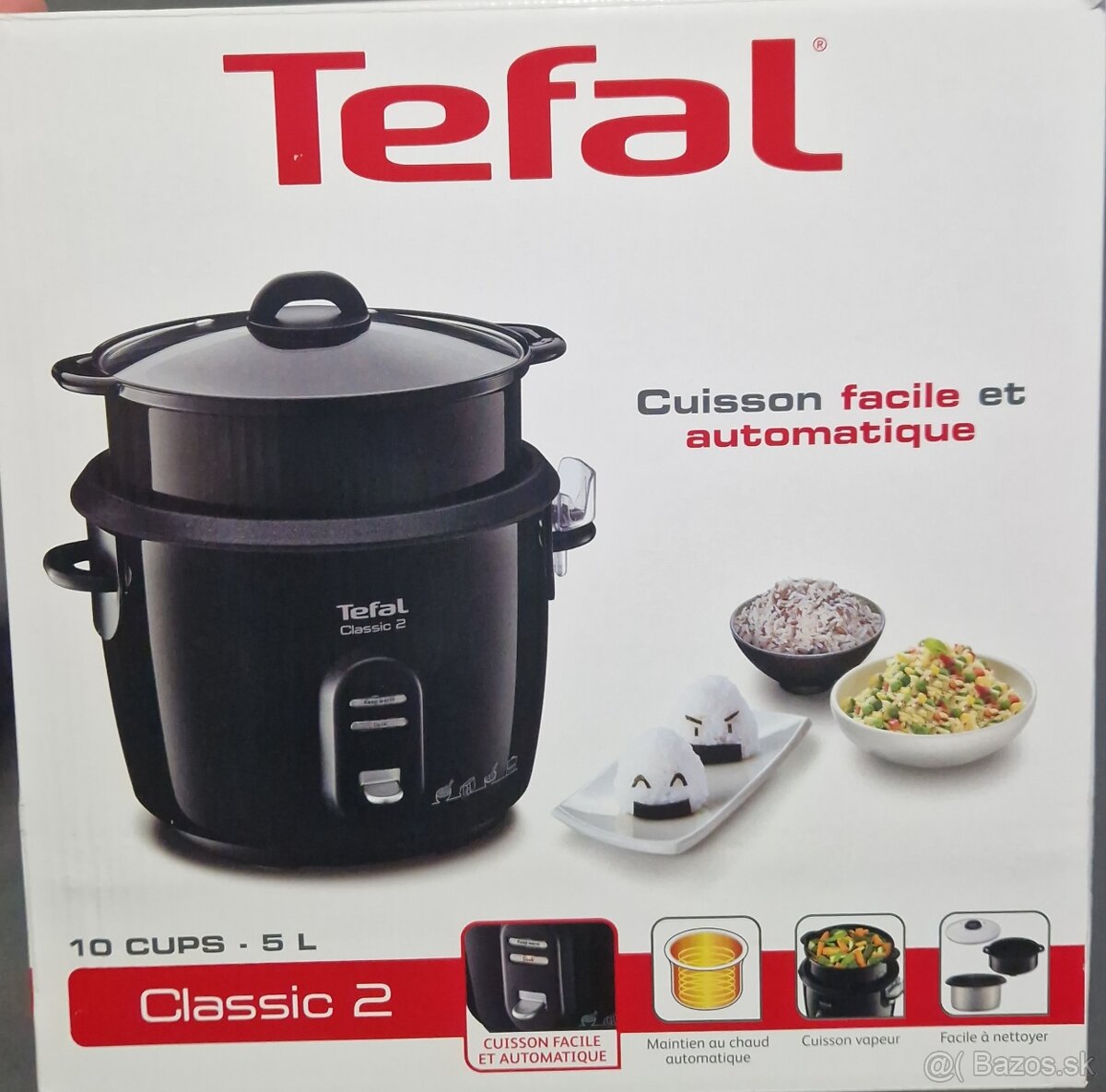 Ryžovar Tefal Classic 2, 12 porcií, RK103811 Čierny