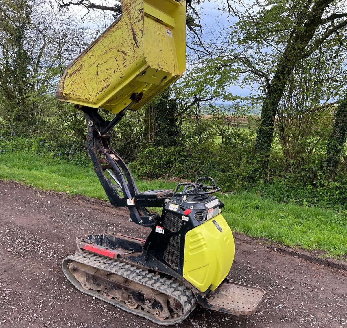 Pásový dumper Cormidi 60DHE vysokozdvižným výklopem