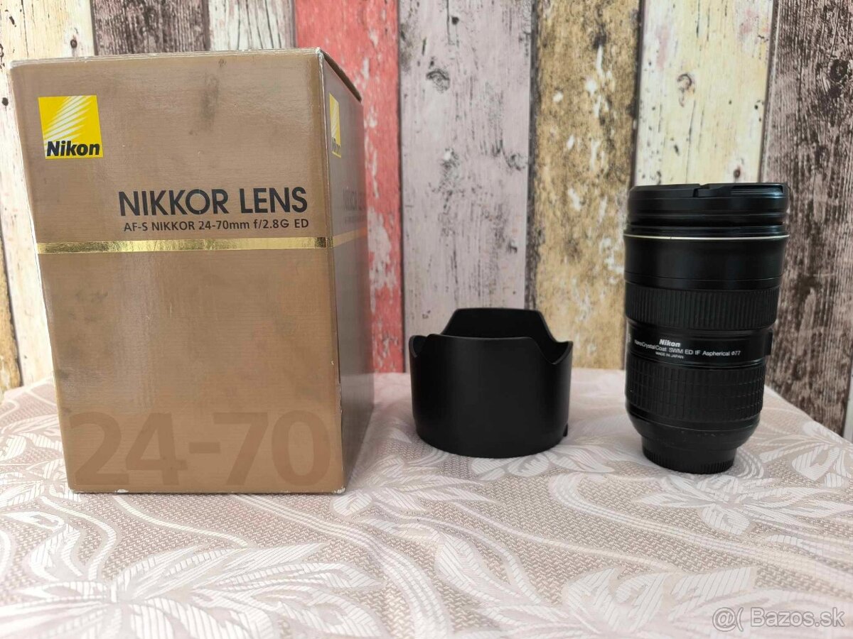 Nikon AF S Nikkor 24 70mm f 2 8G ED Nové Mesto n Váhom Bazoš sk