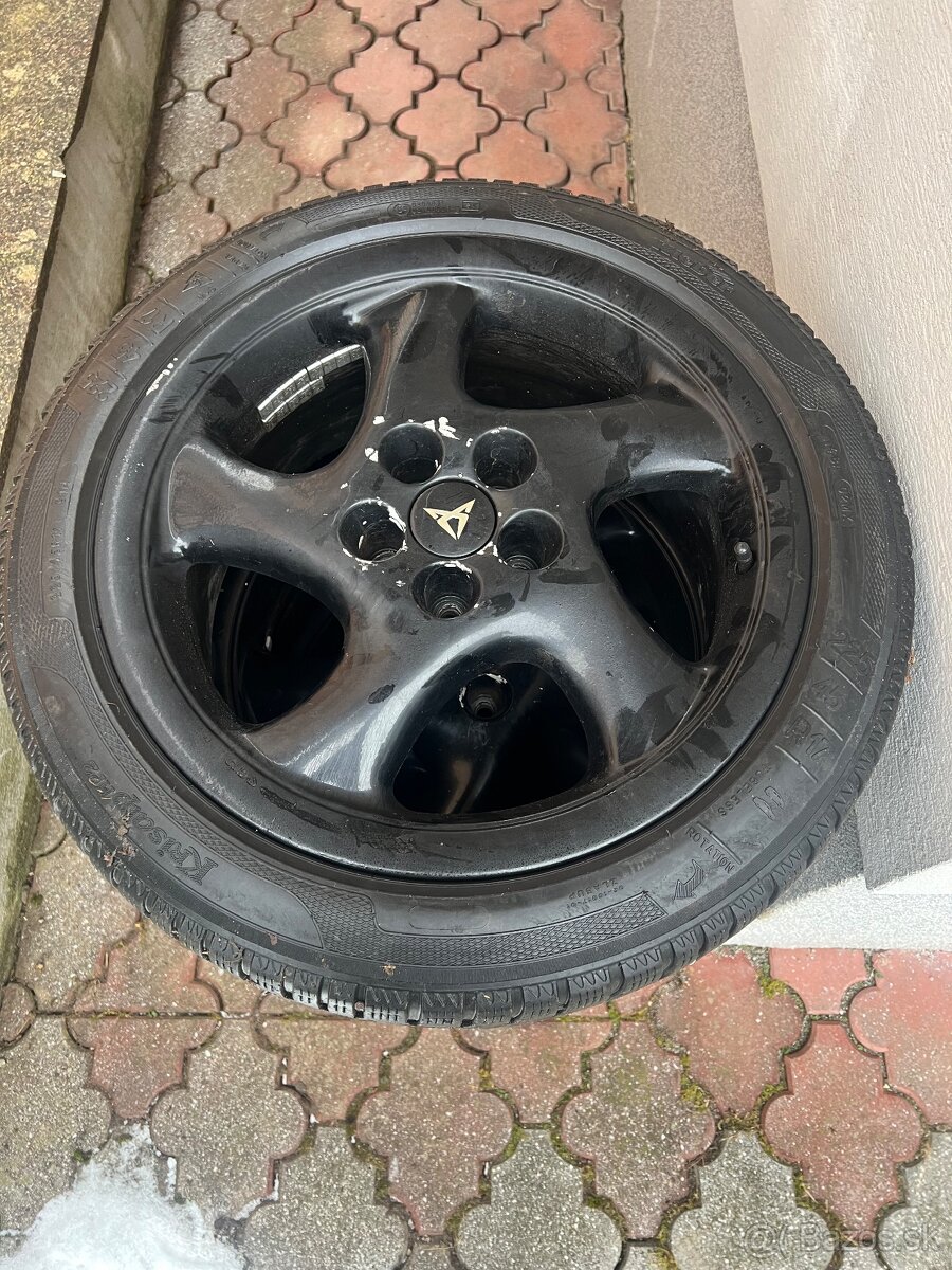 Predám elektróny s gumami 225/45 R17 zimné pneumatiky