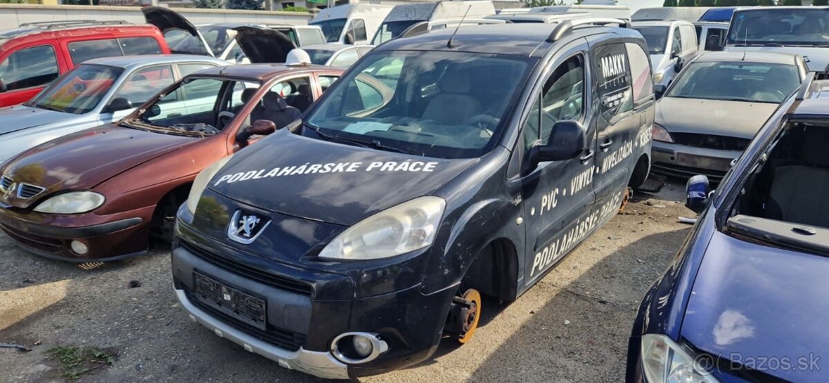 Lacno rozpredám Peugeot Partner 2008-2018 na náhradné diely