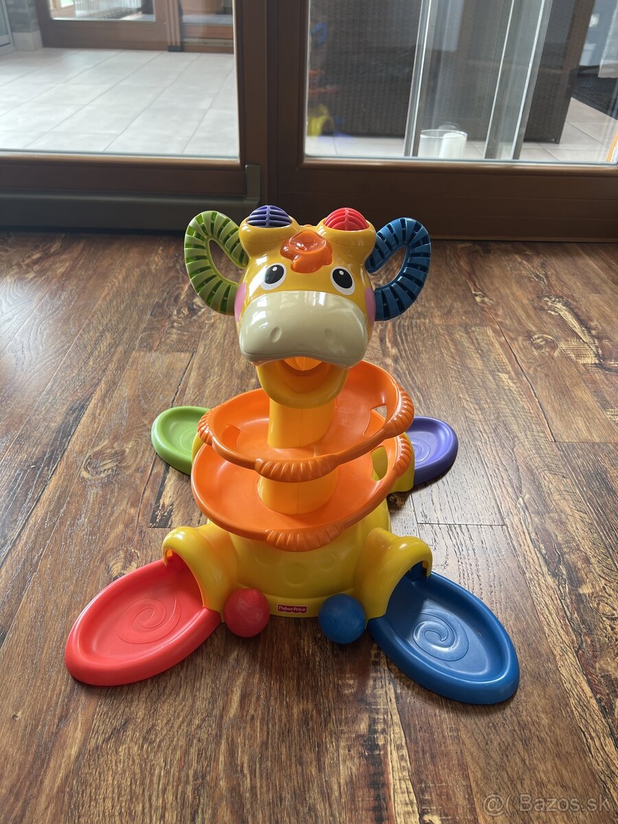 Fisher Price žirafa tobogán