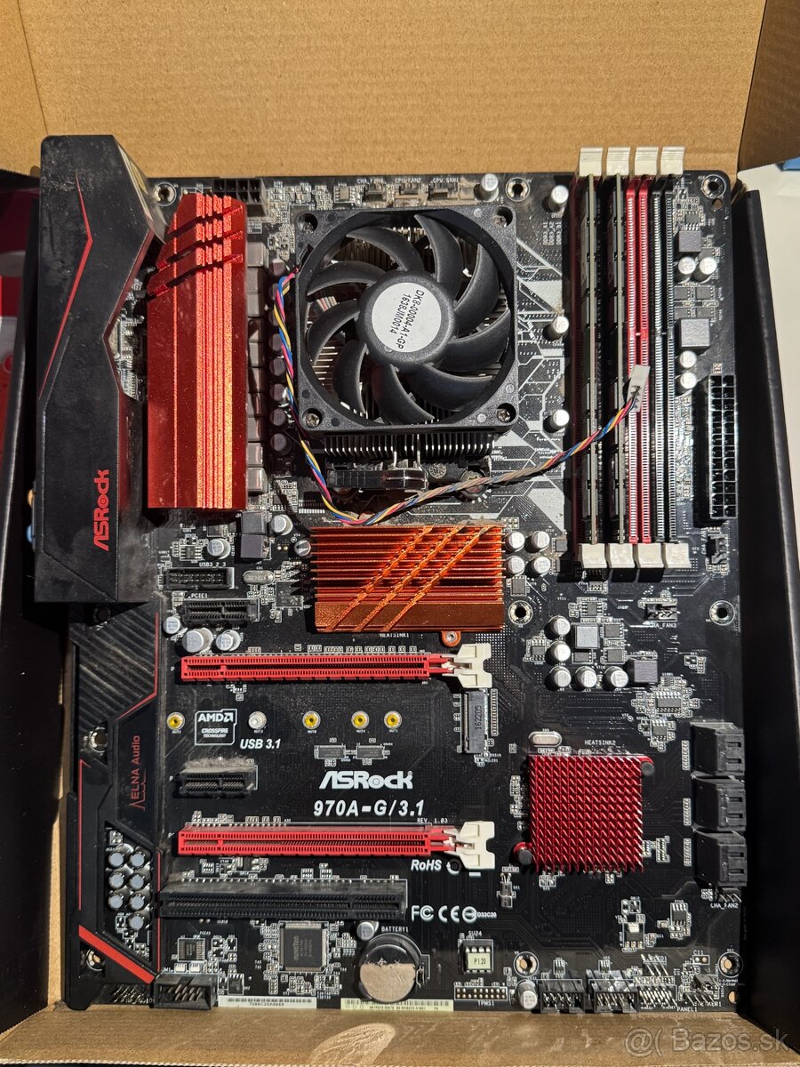 ✅ Predám základnú dosku ASUS ROG + AMD FX-4320