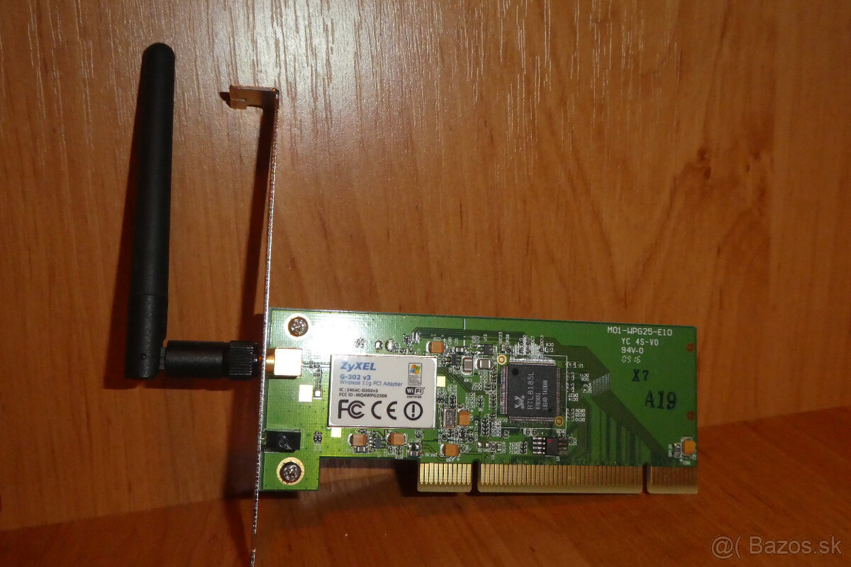 WiFi karta do PCI slotu ZyXEL G-302 v3