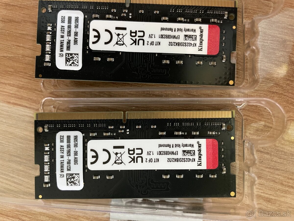 Kingston FURY SO-DIMM 32 GB KIT DDR4 3200 MHz CL20 Impact