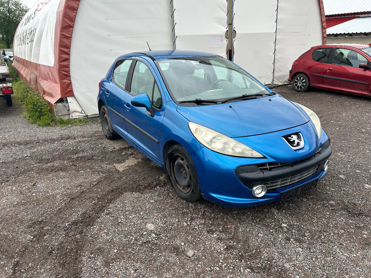 Peugeot 207 1,4bn 65KW KFU prodám náhradní díly