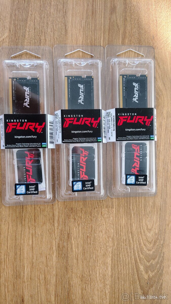 Kingston FURY SO-DIMM 16GB DDR4 2666MHz CL15 Impact 1Gx8