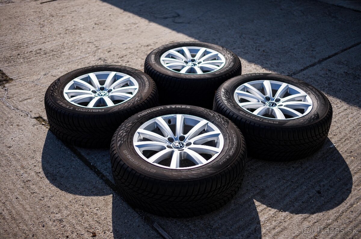 Disky VW - Merano a NOKIAN 255/60 R18 SNOWPROOF