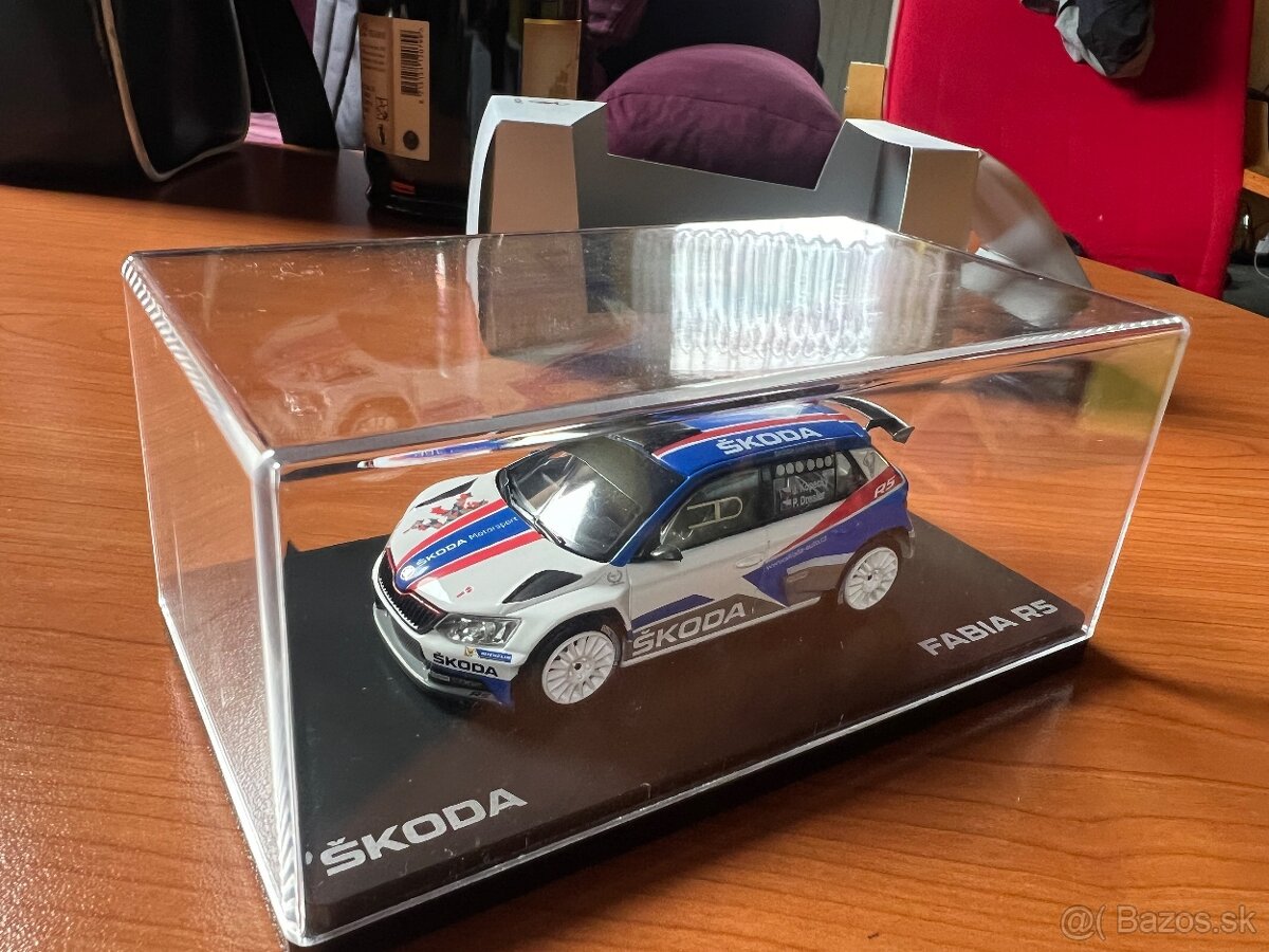 Škoda Fabia R5 100 rokov ČR 1:43 Abrex