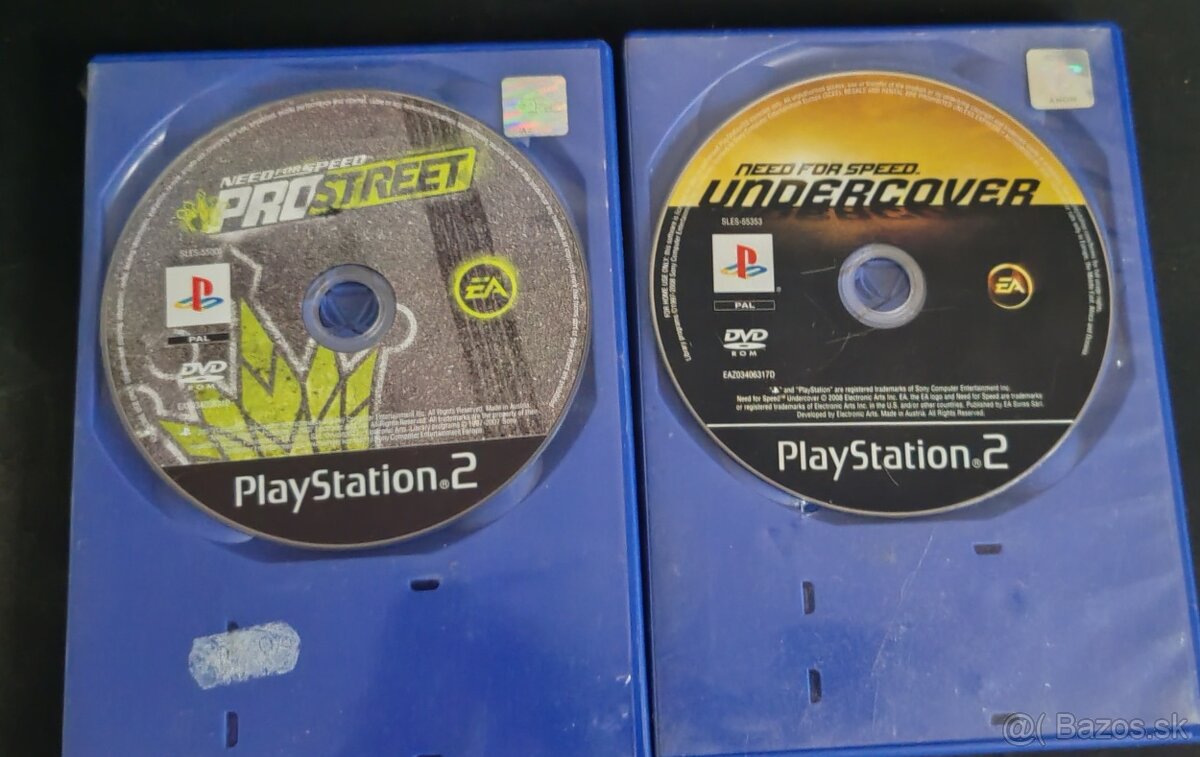 2x PS2 Need for Speed hry