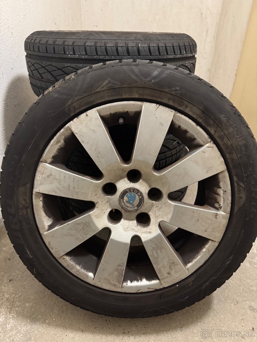 205/55 R16 Letné pneu + disky