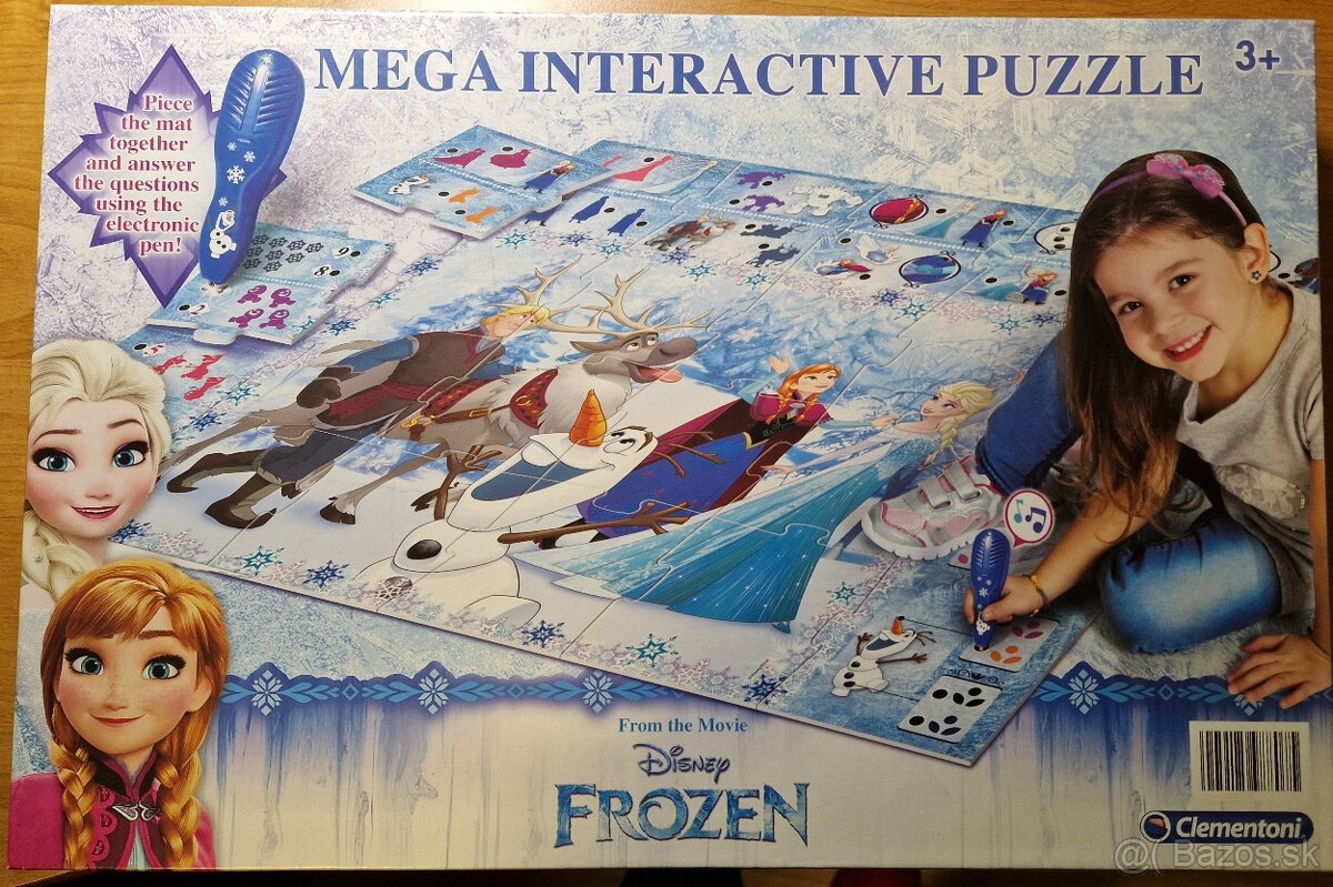 FROZEN - mega puzzle s interaktívnym perom