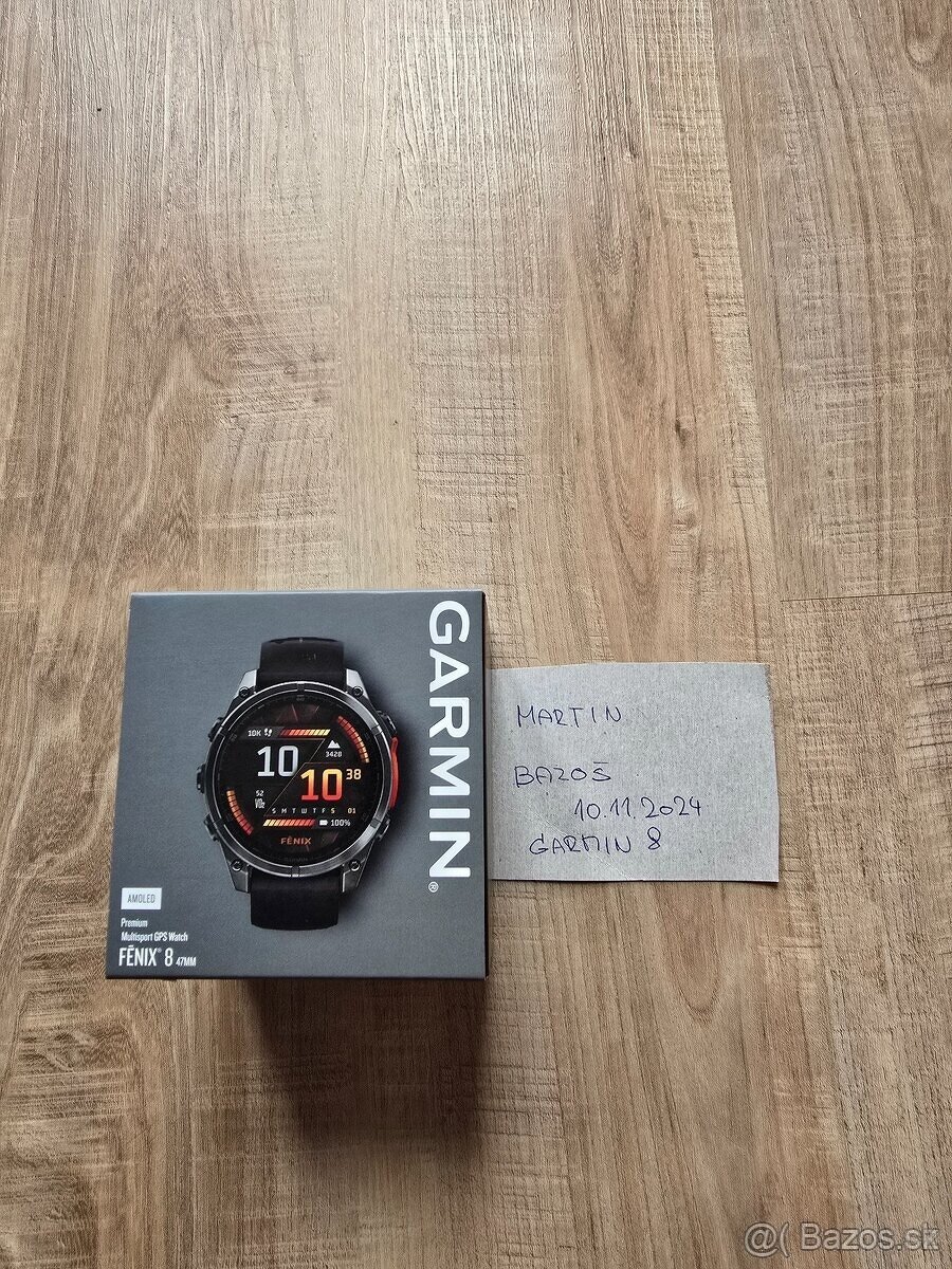 Nove, nerozbalene hodinky Garmin fenix 8 47mm