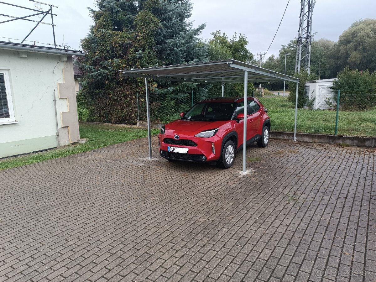 Pozinkovaný prístrešok garáž strieška na auto - modulárny