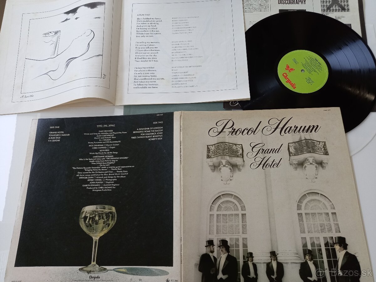 PROCOL HARUM „ Grand Hotel   „ /Chrys 1973/  rozkl. ob+ pril