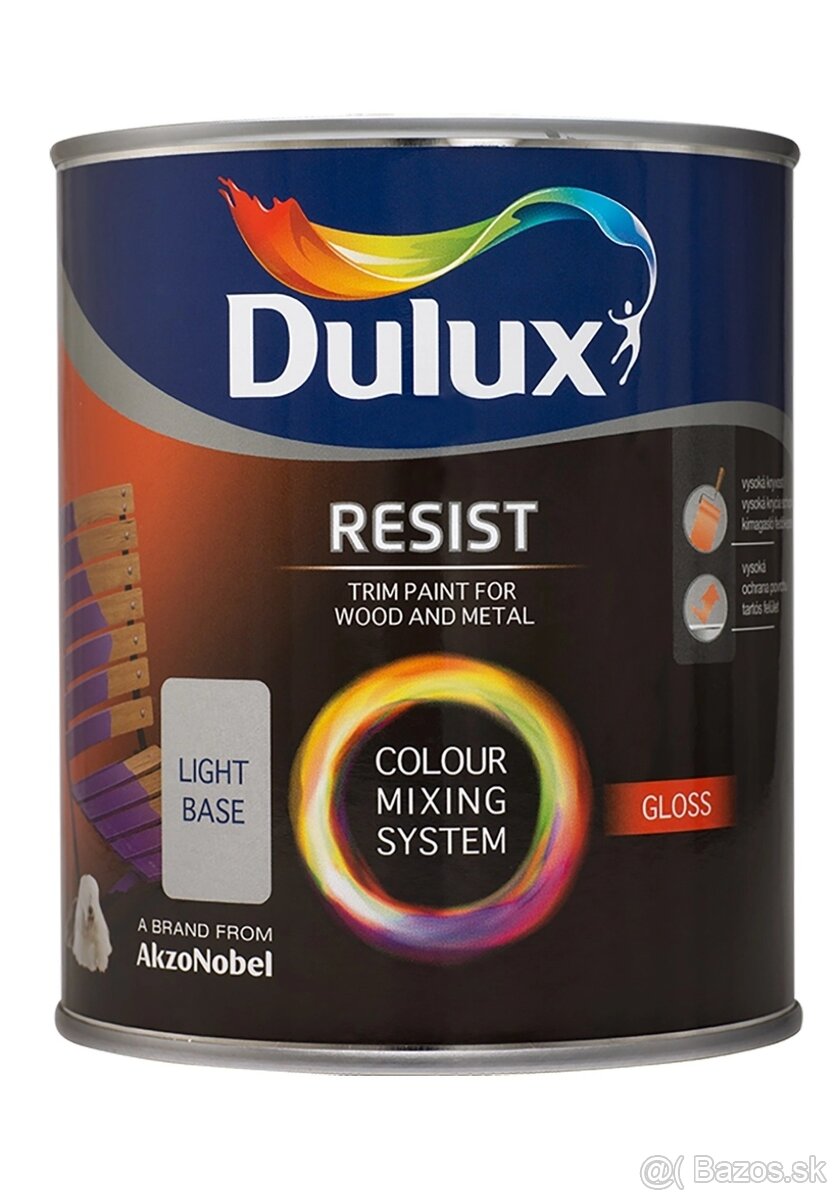 Farba DULUX na kov a drevo 4,5l