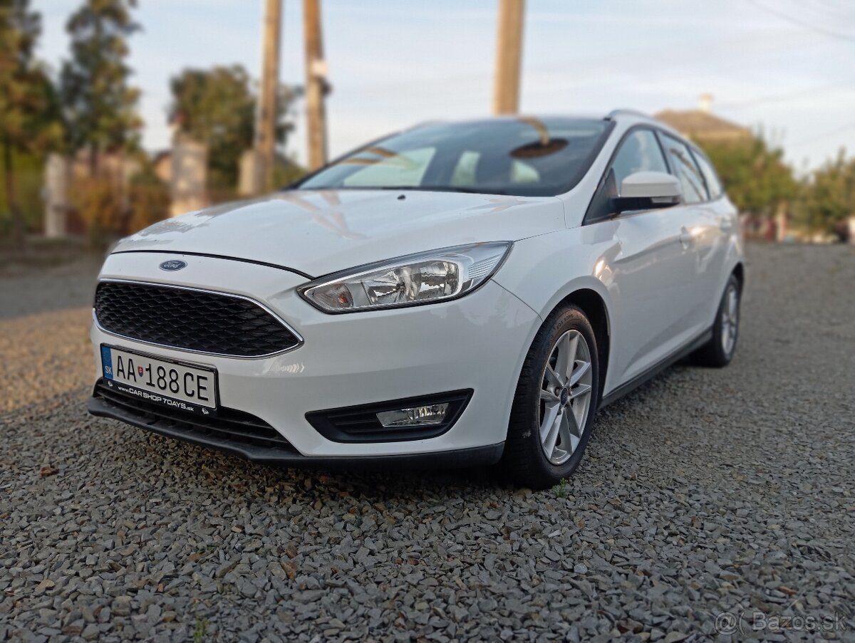 Predam Ford Focus Kombi 1.5 Tdci 120koni, 2017,ťažné zr.