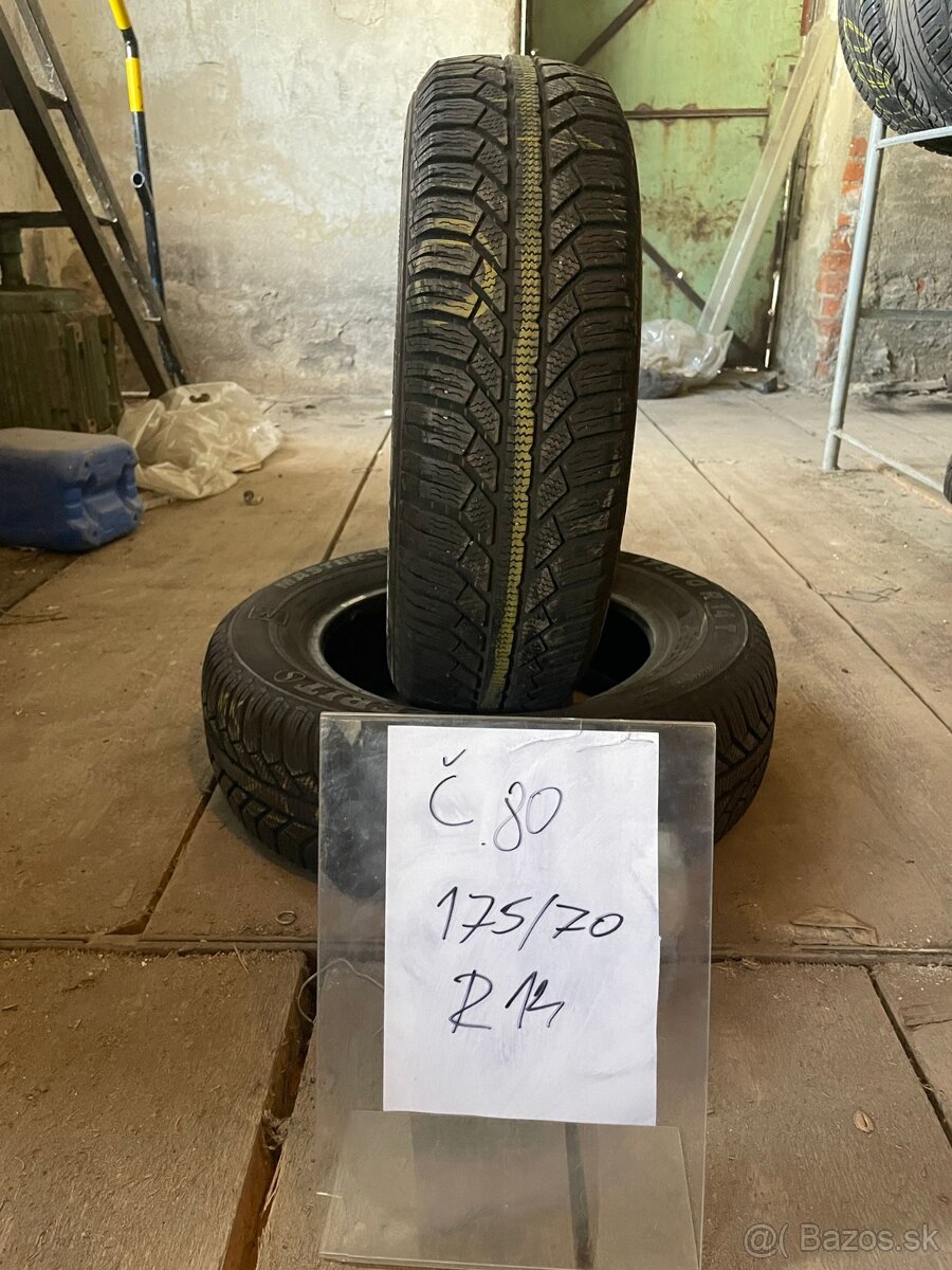 80. Semperit Master - grip 2 175/70 R14 Zimná 2015 5,5mm 2ks