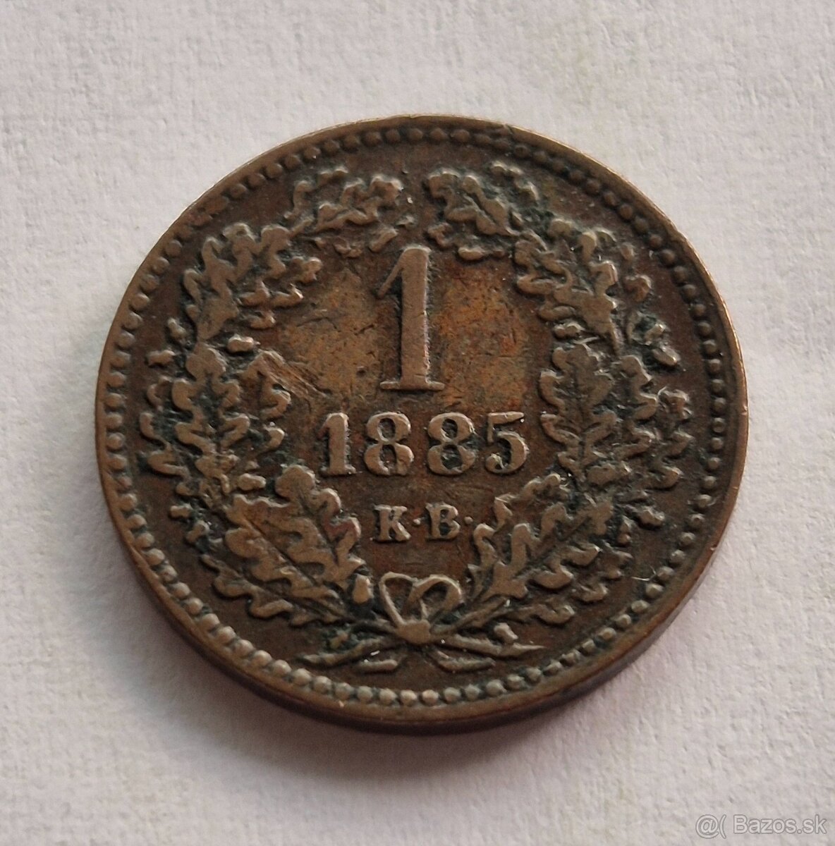 1 Grajciar 1885 K.B František Jozef I.