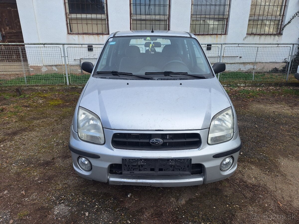 SUBARU JUSTY BENZÍN 4X4