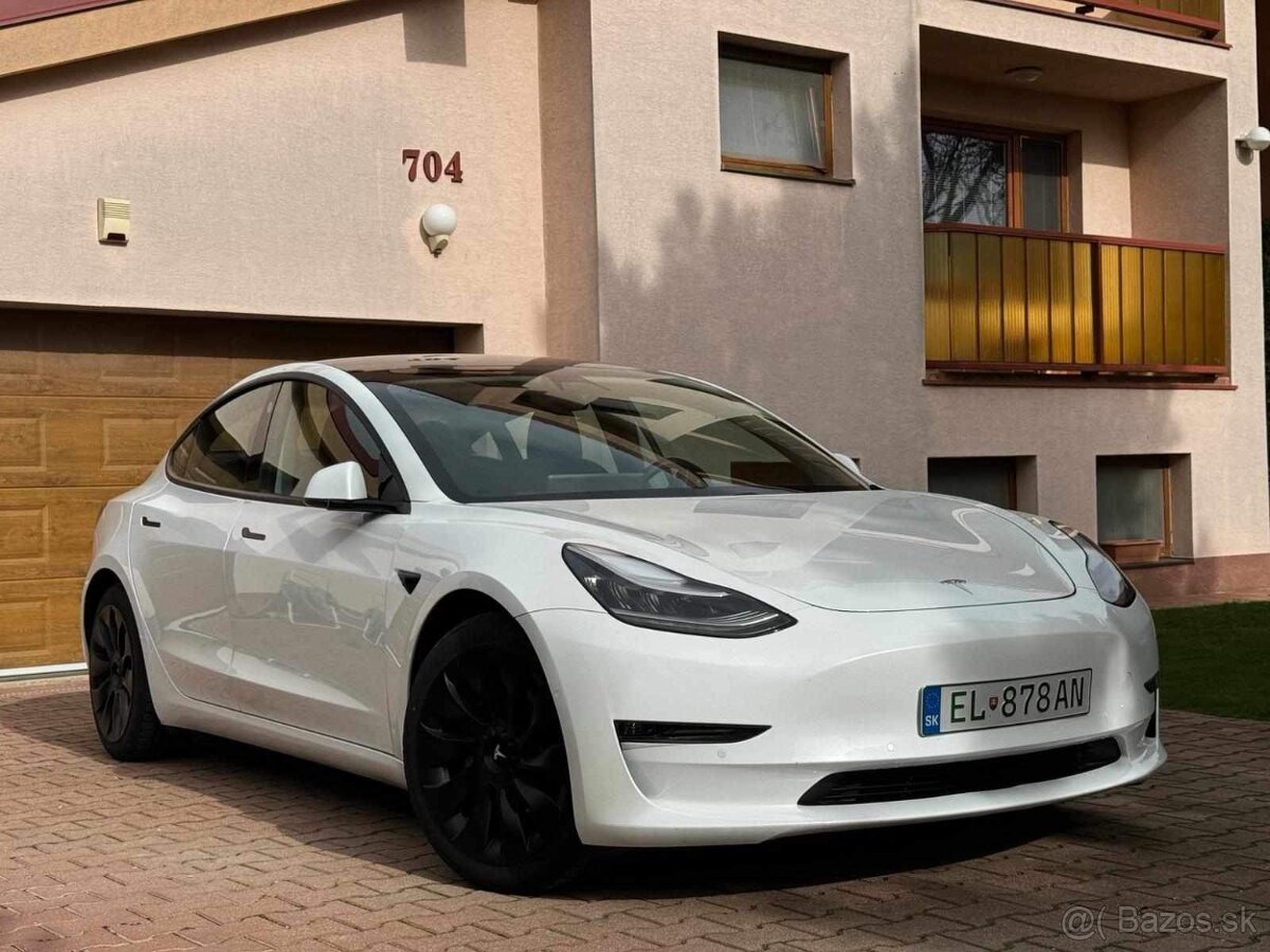 Tesla model 3 - Long Range - 2021 366kw, facelift verzia