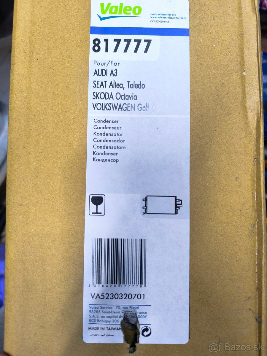 Chladič klimatizácie Octavia 2